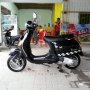 Jual Piaggio Vespa LX 150 ie Black 2012 jarang pakai