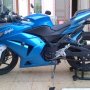 Jual Kawasaki Ninja 250 R Tahun 2010 bln 8 Warna Biru