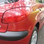 Jual PEUGEOT 206 manual dark red met. 2001 Cool Hatchback