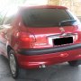 Jual PEUGEOT 206 manual dark red met. 2001 Cool Hatchback