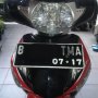 Jual Supra X 125 2007, Merah Hitam. Mulus siap pakai ngga ada PR