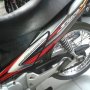 Jual Supra X 125 2007, Merah Hitam. Mulus siap pakai ngga ada PR