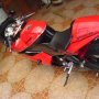 Dijual Ninja 250R Merah THN 2009 Plat B Full ModiF