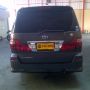 TOYOTA ALPHARD 2.4 ASG AT 2007 AKHIR ABU ABU METALIK