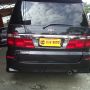 TOYOTA ALPHARD 2.4 ASG AT 2005 PEMAKAIAN 2006 HITAM RP. 305 JUTA