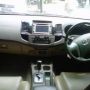 TOYOTA FORTUNER 2.7 G LUXURI AT 2012 HITAM
