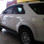 TOYOTA FORTUNER 2.5 G AT DIESEL 2012 PUTIH