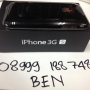 JUAL IPHONE 3GS 8GB BLACK MULUS FULLSET