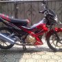Jual suzuki satria fu 2010 hitam merah banyak bonus.jakarta