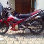 Jual suzuki satria fu 2010 hitam merah banyak bonus.jakarta
