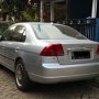 Jual cepat Honda Civic VTI A/T 2001 Abu Metalik Orisinil