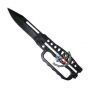 Jual Pisau Lipat Balisong Knuckle Hitam 001
