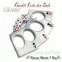 Knuckle Roti Kalung Tinju Besi Kartu dan Dadu Silver Harga Murah