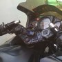 Jual Ninja 250r tahun 2009 hitam doff full modif [pensiun]