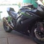 Jual Ninja 250r tahun 2009 hitam doff full modif [pensiun]