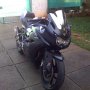 Jual Ninja 250r tahun 2009 hitam doff full modif [pensiun]