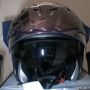 Helm Half Face MDS Double Visor & Rantai Pengaman