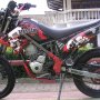 Jual Kawasaki D Tracker 150 Red Modif Supermoto 