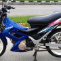 Suzuki Satria F 2005 CBU Thailand Biru Hitam Mesin Standar