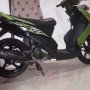Jual cepat yamaha mio soul cw hijau hitam 2012 jkt timur