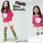 DRKD7 - Dress Kids Love Shirt Pink Tutu White 