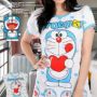 DSDR13 - Dress Doraemon Love Red Full Print 