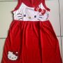 DSHK23 - Dress Hello Kitty Tanktop White Red Ribbon