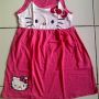  DSHK24 - Dress Hello Kitty Tanktop White Pink Ribbon