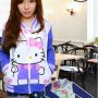 JKHK70 - Jaket Hello Kitty Purple Ribbon 