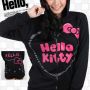 JKHK79 - Jaket Hello Kitty Black Love Big 
