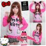 JKHK88 - Jaket Hello Kitty Pink 2 Pocket Head 