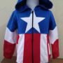 JKKDL6 - Jaket Anak Laki Captain America Logo