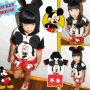 JMKD1 - Jumpsuit Kids Hoodie Mickey Aplikasi Pita+ada kantong