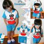 JMKD2 - Jumpsuit Kids Hoodie Doraemon Aplikasi 