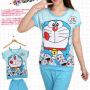 STDR43 - Setelan Celana Selutut Doraemon Love The Bell 