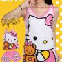 STHK118 - Setelan Hello Kitty Tanktop Kitty and Bear Ribbon