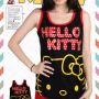 STHK131 - Setelan Tanktop Hello Kitty In Me Black Red 