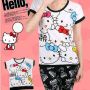 STHK166 - Setelan Celana Selutut Hello Kitty 5 Face