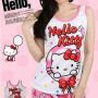 STHK183 - Setelan Tanktop Hello Kitty Candy 