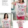 STHK214 - Setelan Hello Kitty Born To Shine