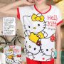 STHK220 - Setelan Celana Selutut Hello Kitty All Friends Red