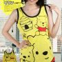 STPH25 - Setelan Tanktop Winnie The Pooh Love Honey 