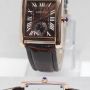CARTIER Leather Strap (BRG) For Ladies