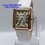 CARTIER Leather Strap (WG) For Ladies