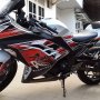 Jual cepat Ninja 250 fi putih + bonus modif mulus
