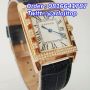 CARTIER Tank Leather Strap (WGB)