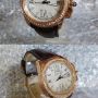 CARTIER Circle Leather Brown