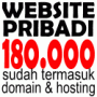 Website Pribadi sudah Termasuk Domain@hosting