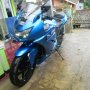 Jual ninja 250 biru 2010 ori biru mulus Plat D