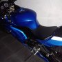 Jual Kawasaki ninja 250 2010 candy blue low Milleage